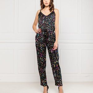 DKNY Multicolor Drawstring Jumpsuit